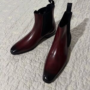 Men's PAUL EVANS OXBLOOD Chelsea Boots